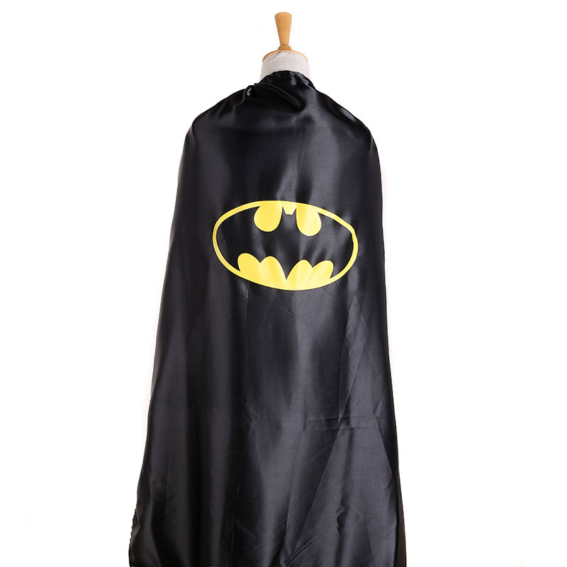55inch Adult Superhero Batman Capes Halloween Cloaks Robe Costume Wicca