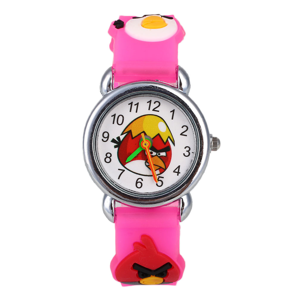 Disney Frozen Silicone Elsa & Anna Children Kids Quartz Wrist Watch Pink eBay