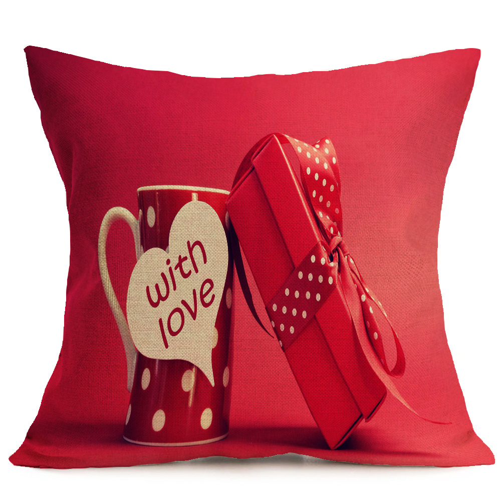 Practical Valentine's Day Sofa Pillow Throw Cushion Cover Housewarming eBay