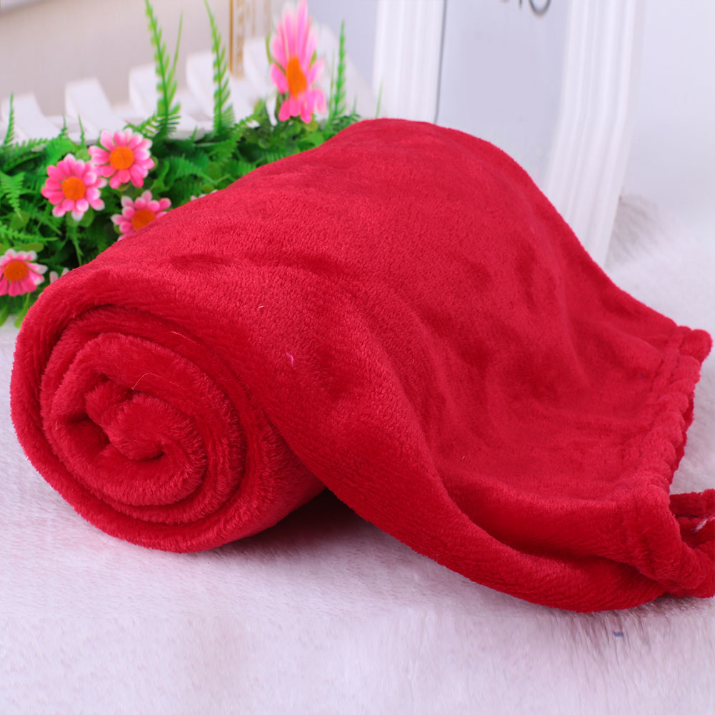super soft coral fleece throw luxury warm home sofa baby christmas fleece blanket