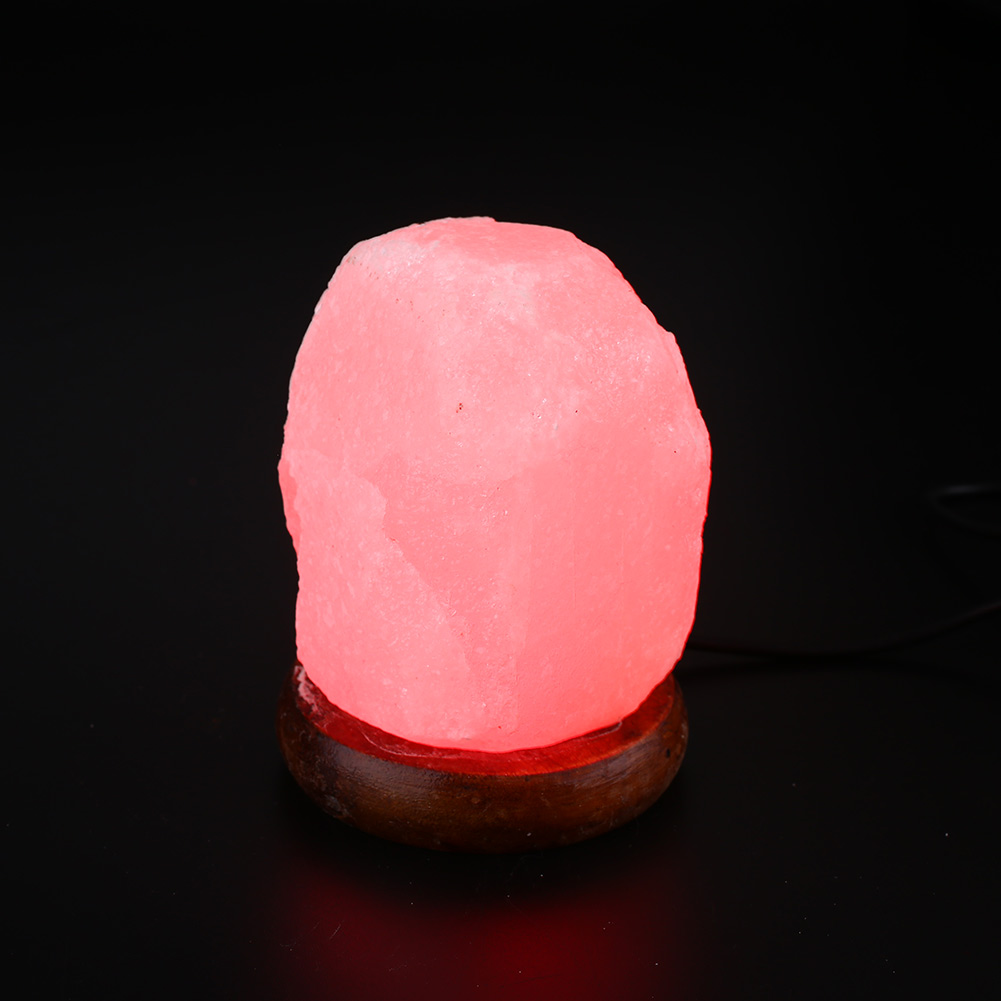 Salt Lamp Crystal Rock Shape Color Changing USB LED Night Lights White Gift eBay