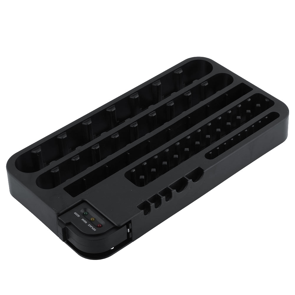 Battery Storage Organizer Rack 72 Batteries with Tester Case Hold AAA