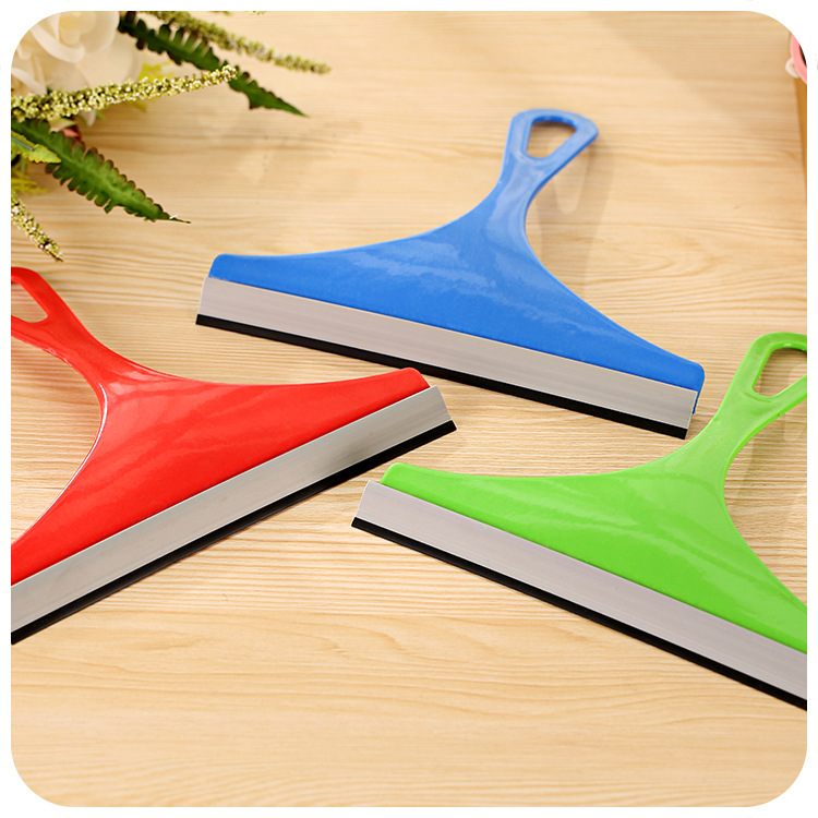 Mirror Squeegee Glass Wiper Silicone Blade Cleaning Shower Screen