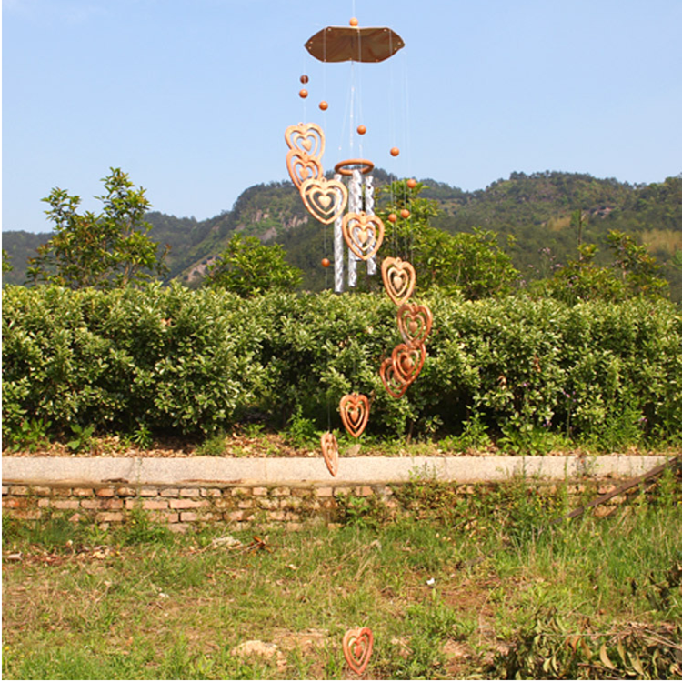 Heart Campanula Wind Chime Indoor Gardens Outdoor Porch Hanging Wind Chimes Is A Mascot Symbol Of Good Luck Ing Bringing Great Sound And Pleasing Self Cultivation Hanging Can Bless