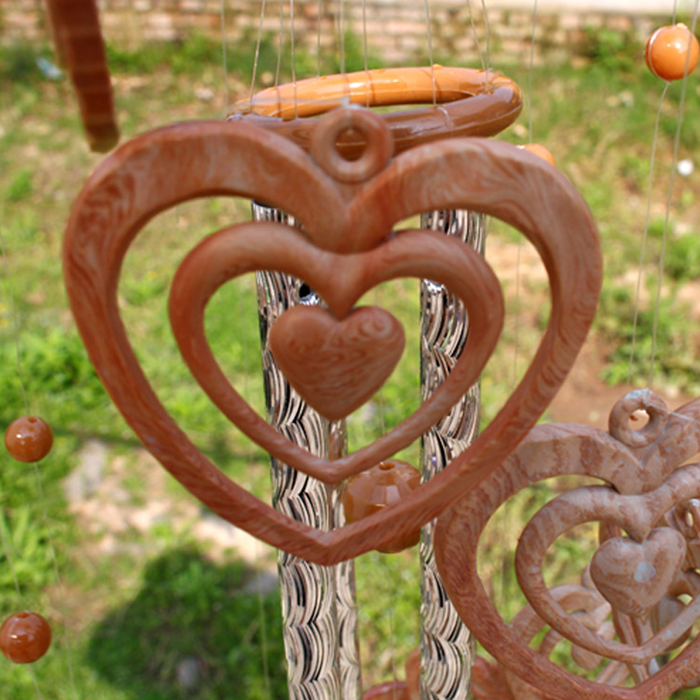 Heart Campanula Wind Chime Indoor Gardens Outdoor Porch Hanging Wind Chimes Is A Mascot Symbol Of Good Luck Ing Bringing Great Sound And Pleasing Self Cultivation Hanging Can Bless