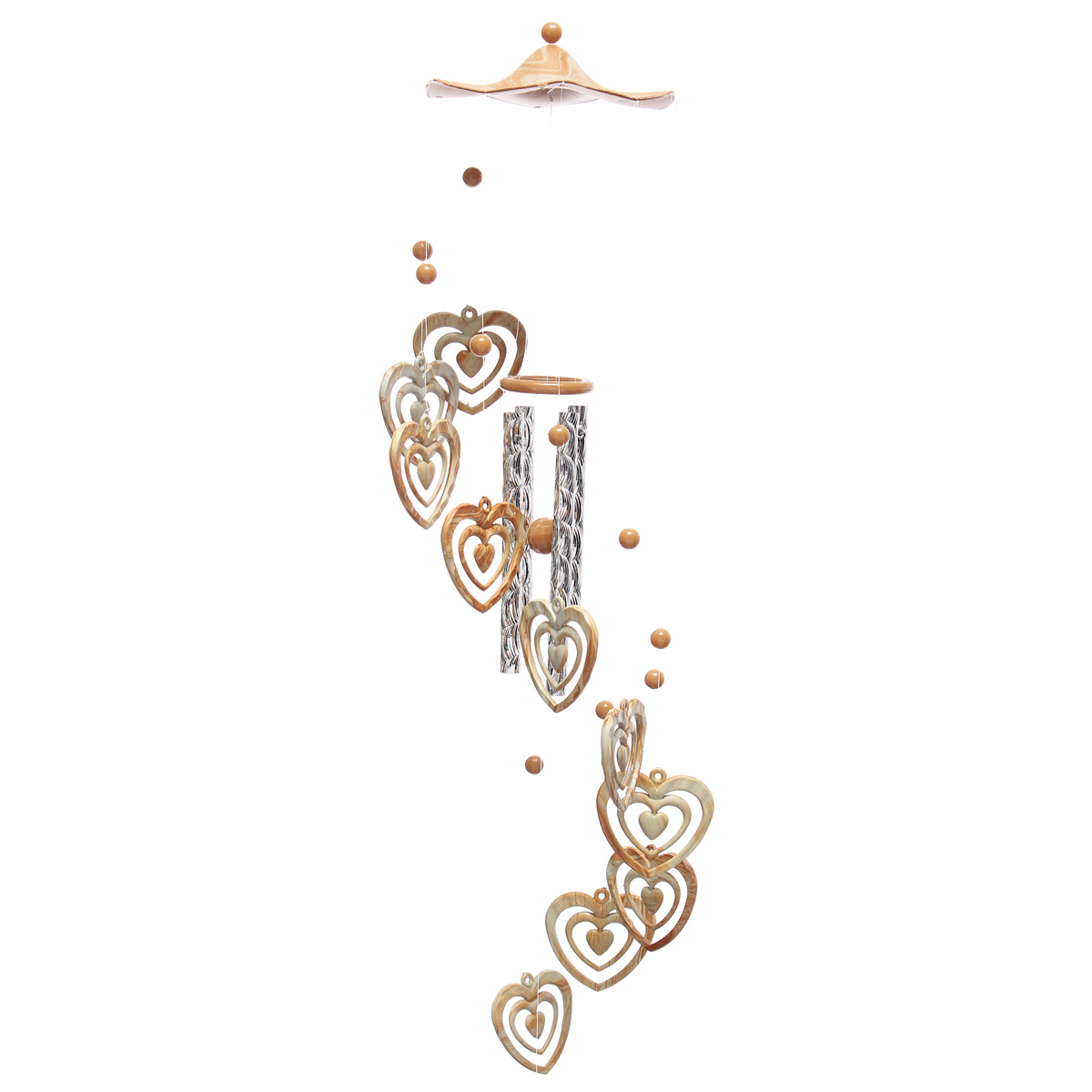 Heart Campanula Wind Chime Indoor Gardens Outdoor Porch Hanging Wind Chimes Is A Mascot Symbol Of Good Luck Ing Bringing Great Sound And Pleasing Self Cultivation Hanging Can Bless
