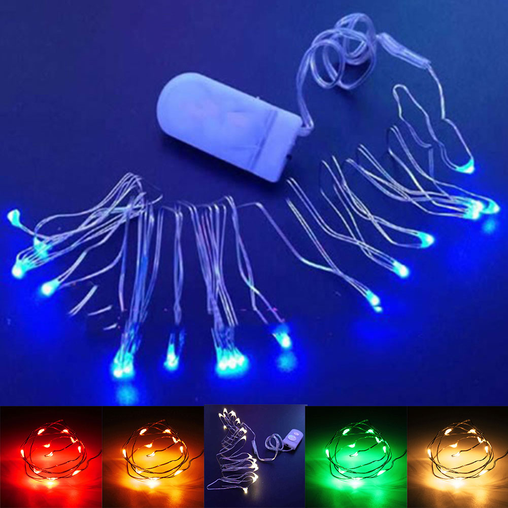 Perfect Holiday 10 LED 1M Battery Operated String Lights Fairy Wedding Christmas eBay