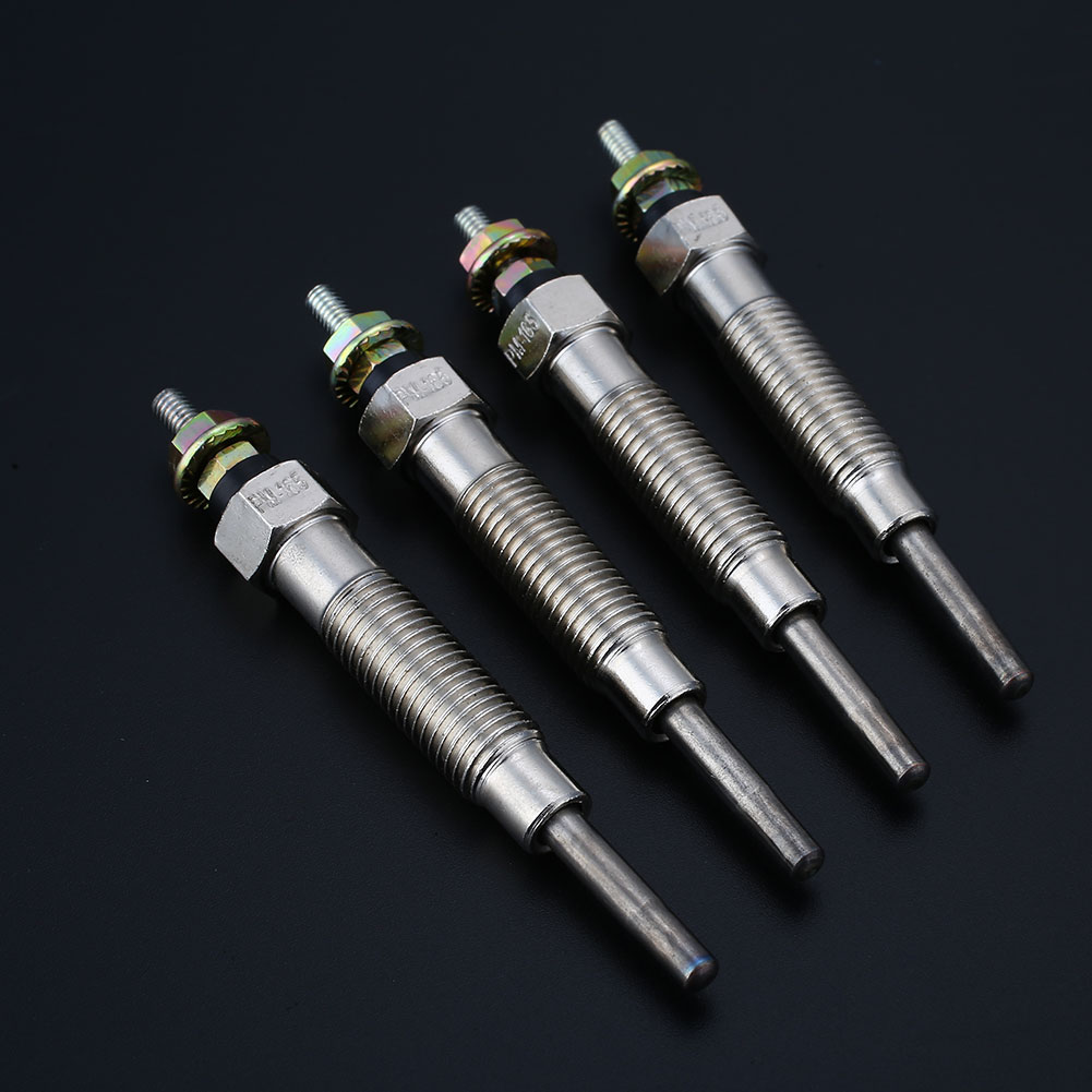 4Pcs Car Diesel Engine Alloy Glow Plug Heating Heater Fit For
